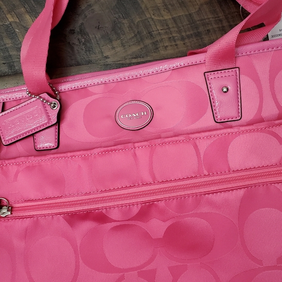 COACH Hot Pink Diaper Bag - Picture 6 of 11